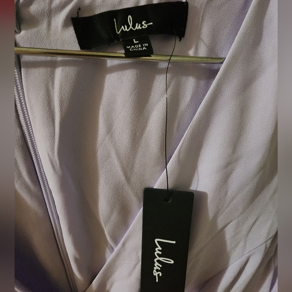 Lulus French Lavender Countryside High Low Dress Size Large - Picture 4 of 4